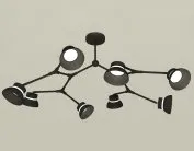 Люстра на штанге Ambrella light XB9060100/8 SBK/FR