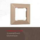 Рамка из поликарбоната на 1 пост Arte Milano 503.03-1.shampan am