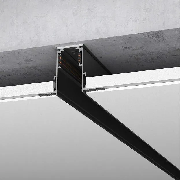 Шинопровод встраиваемый 2 м Elektrostandard 85087/00 чёрный Slim Magnetic 2м a057187