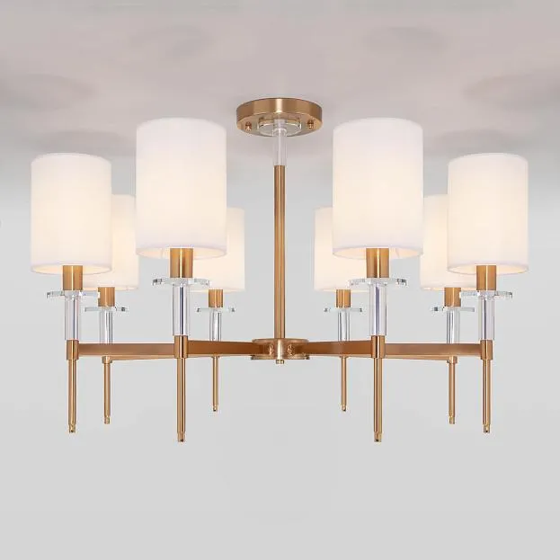 Потолочная люстра Eurosvet 60132/8 латунь a057593 Brielle