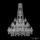 Люстра хрустальная Bohemia 1411/20+10+5/400/XL-155/3d Ni