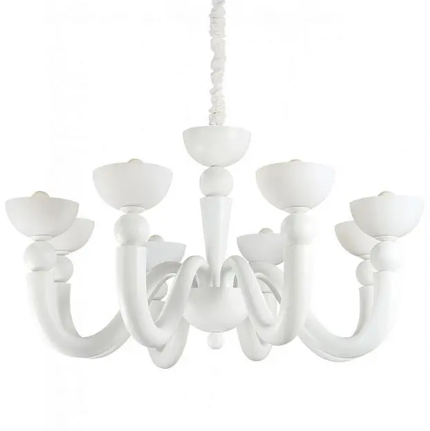 Подвесная люстра Ideal Lux 094007 BON SP8 BIANCO