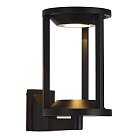 Светильник уличный настенный черный/черный LED 1*9W 3000K ST Luce SL9535.401.01 GLORR