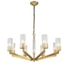 Подвесная люстра Belfast 6035-8 BR CL Malone