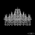 Люстра хрустальная Bohemia Ivele Crystal  1413/16+8/360 Ni