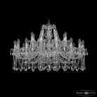 Люстра хрустальная Bohemia Ivele Crystal  1413/16+8/360 Ni