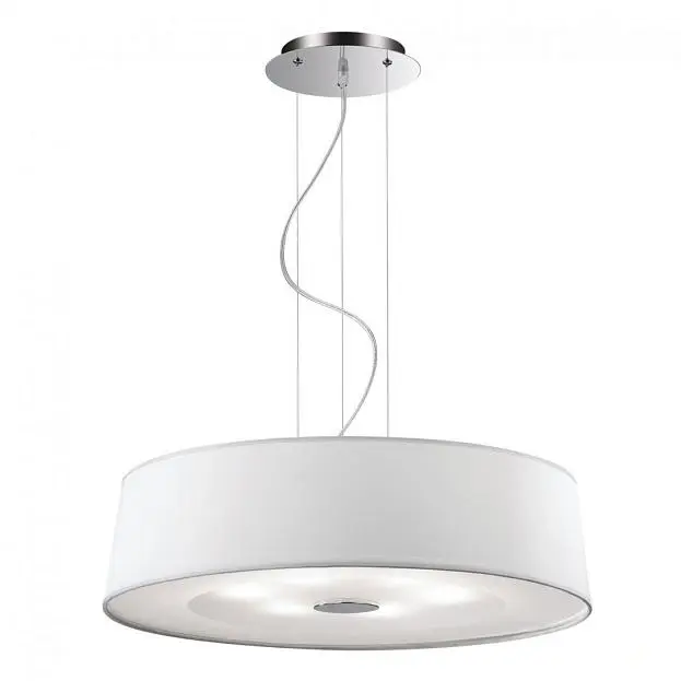 Подвесной светильник Ideal Lux 075518 HILTON SP6 ROUND BIANCO Подвесной светильник Ideal Lux 075518 HILTON SP6 ROUND BIANCO