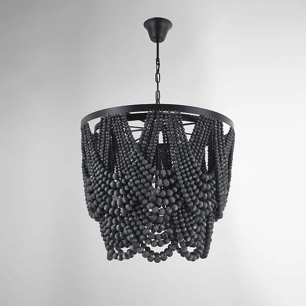 Люстра Amelia Wood Bead Chandelier By Imperiumloft 123352-22 Люстра Amelia Wood Bead Chandelier By Imperiumloft 123352-22