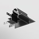 Коннектор угловой встраиваемый черный Maytoni TRX010CL-22B Gravity