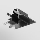 Коннектор угловой встраиваемый черный Maytoni TRX010CL-22B Gravity