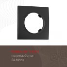 Рамка на 1 пост 502.04-1.black Arte Milano am