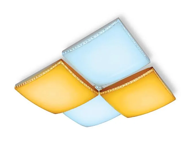 Потолочный светодиодный светильник с пультом Ambrella light FP2324 Parus