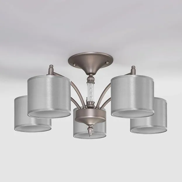 Потолочная люстра Eurosvet 60080/5 сатин-никель Adagio 00000083142