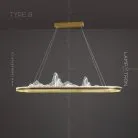 Реечный, рядный светильник SEVER Тип B. Размер M. Теплый свет Lampatron 5838-15454