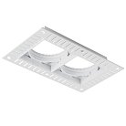 Рамка скрытого монтажа квадратная 2x к 075xxх БЕЛЫЙ МАТОВЫЙ Lightstar 075226-01 STELLA