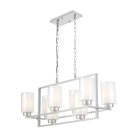 Подвесной светильник Lumina Deco LDP 1239-8 CHR Lino