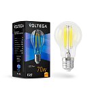 Светодиодная лампа Voltega 7140 Crystal A60 7W 2800K E27 VG10-A60E27warm7W-F