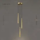 Готовая комбинация светильников MAGRIT MORE 3 лампы. Цвет Латунь Lampatron 6097-16352