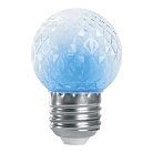 Лампа-строб Feron 38211 LB-377 Шар E27 1W синий