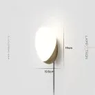 Бра VOLLRAD Цвет, имитирующий дерево. С выключателем на проводе Lampatron 8591-23933