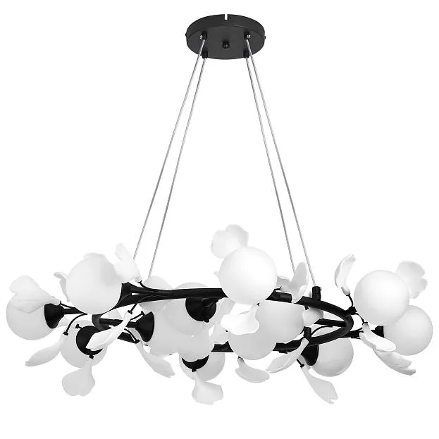 Люстра 2х6W(led) G9 ЧЕРНЫЙ/БЕЛЫЙ Lightstar 799127 Ceramo BW