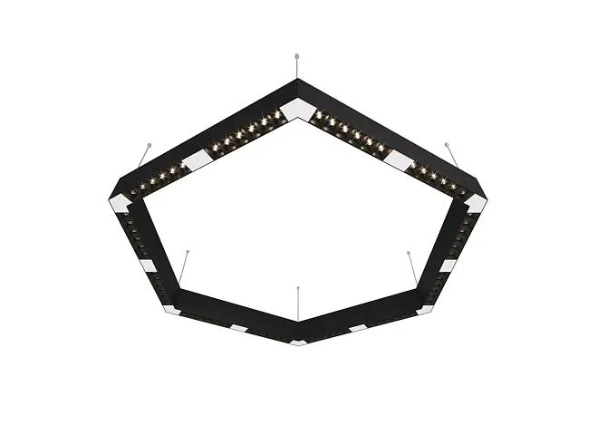 Подвесной светодиодный светильник 0,9м 72Вт 48° Donolux dl18515s111b72.48.900bw Eye-hex Подвесной светодиодный светильник 0,9м 72Вт 48° Donolux dl18515s111b72.48.900bw Eye-hex