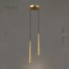 Готовая комбинация светильников MAGRIT MORE 2 лампы. Цвет Латунь Lampatron magrit-more-2-brass 6097-16350