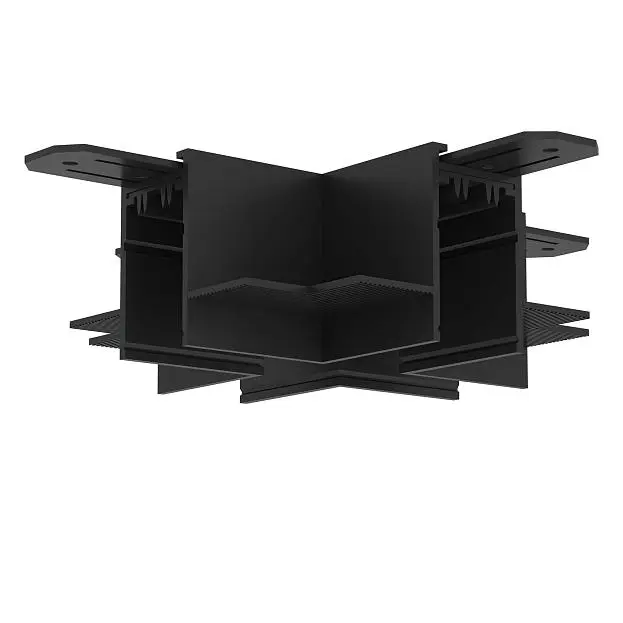 Коннектор X-образный Denkirs TR2114-BK SMART HIDE Коннектор X-образный Denkirs TR2114-BK SMART HIDE