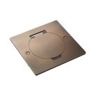 Лючок Surface 2 мод. (1 мод. 45х45 мм.), круглая крышка, красная медь Donel DFB2MRRRC DFB