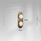 Бра EVAR ICE 2 плафона Lampatron 8827-24854