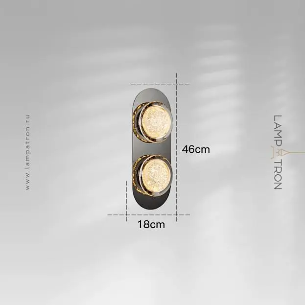 Бра EVAR ICE 2 плафона Lampatron 8827-24854 Бра EVAR ICE 2 плафона Lampatron 8827-24854
