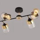 Потолочная люстра Reluce 11555-0.3-04 BK+FGD