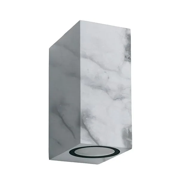 Архитектурная подсветка Uniel UUL-P42A 2х6W/GU10 IP65 MARBLE Архитектурная подсветка Uniel UUL-P42A 2х6W/GU10 IP65 MARBLE