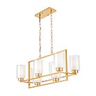 Подвесной светильник Lumina Deco LDP 1239-8 F.GD Lino