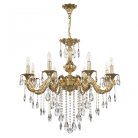 Люстра с хрустальными подвесками Bohemia Ivele Crystal AL79101/8/250 B G AL7901