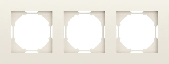 Рамка 3-я, матовый кремовый, Donel DE21331 A07 Рамка 3-я, матовый кремовый, Donel DE21331 A07