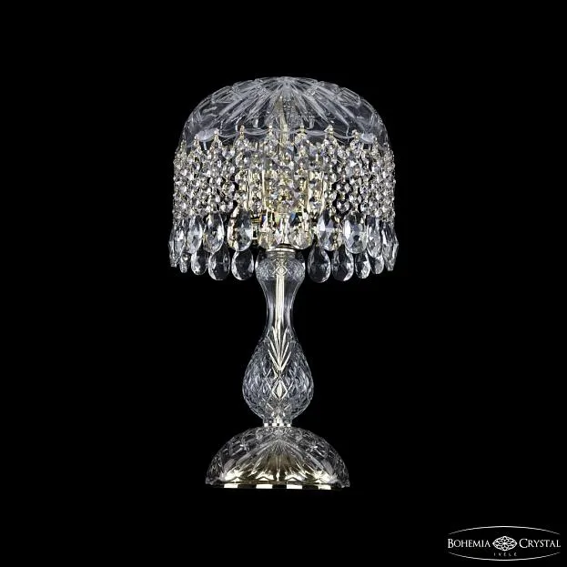 Настольная лампа хрустальная Bohemia Ivele Crystal 14781L1/25 G