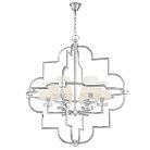 Подвесная люстра Lumina Deco LDP 8020-6 CHR+WT Baltimore