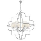 Подвесная люстра Lumina Deco LDP 8020-6 CHR+WT Baltimore