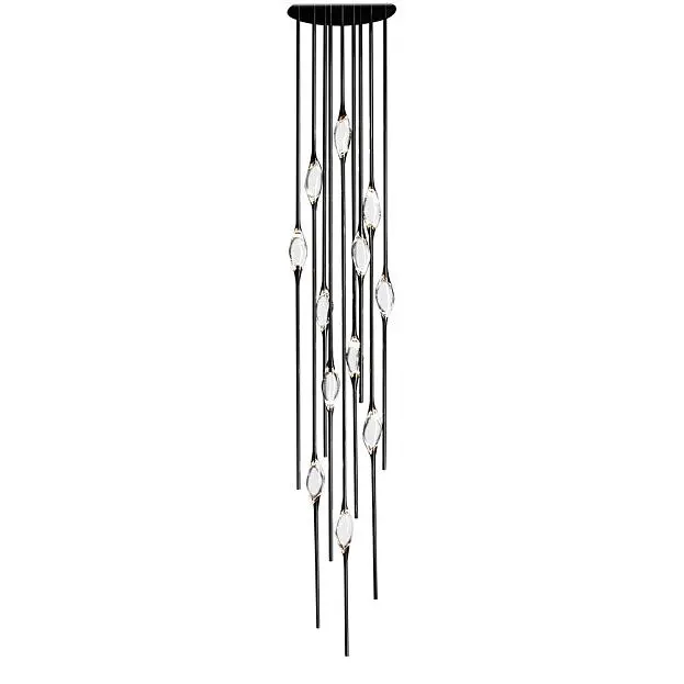 Подвесной светильник Delight Collection OM82111-12 pearl black Pezzo Подвесной светильник Delight Collection OM82111-12 pearl black Pezzo