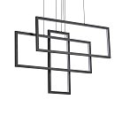 Подвесной светильник Ideal Lux 269382 FRAME SP RETTANGOLO NERO