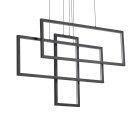 Подвесной светильник Ideal Lux 269382 FRAME SP RETTANGOLO NERO