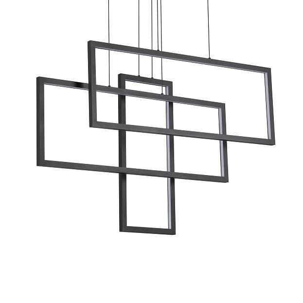 Подвесной светильник Ideal Lux 269382 FRAME SP RETTANGOLO NERO