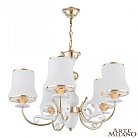 Люстра подвесная с плафонами 301097/5 Wh/Gd Arte Milano Florentia