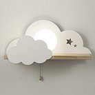 Бра с полкой Белое Облако Wall Lamp White Cloud ImperiumLoft 156659-22 44.898-0