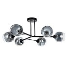 Потолочная люстра Arte Lamp A3580PL-6BK SALM