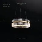 Кольцевые люстры и светильники SALMINA Тип A. Размер M Lampatron 4683-11832