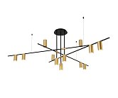 Потолочная люстра Kink Light 07621-12,20 Рия