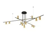 Потолочная люстра Kink Light 07621-12,20 Рия