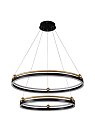 Подвесной светильник Crystal Lux FERNANDO SP123W LED D600+800 BLACK/GOLD